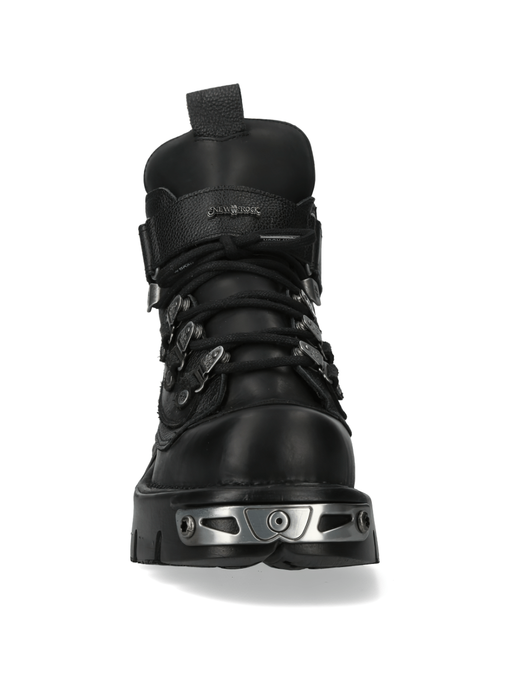 NEW ROCK Men's Gothic Ankle Boots with Metal Details