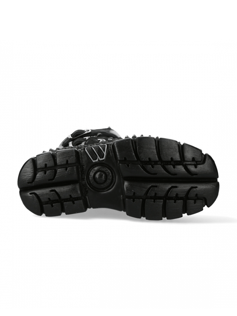 NEW ROCK Men's Gothic Military Style Platform Boots with Buckles