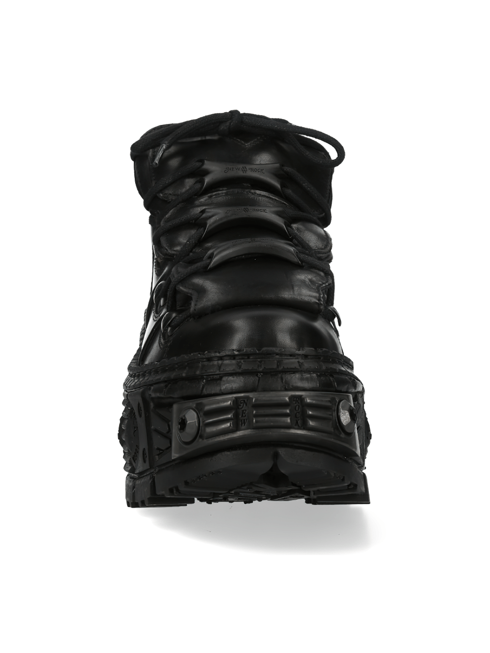NEW ROCK Men's Gothic Platform Lace-Up Boots for Rock Fashion