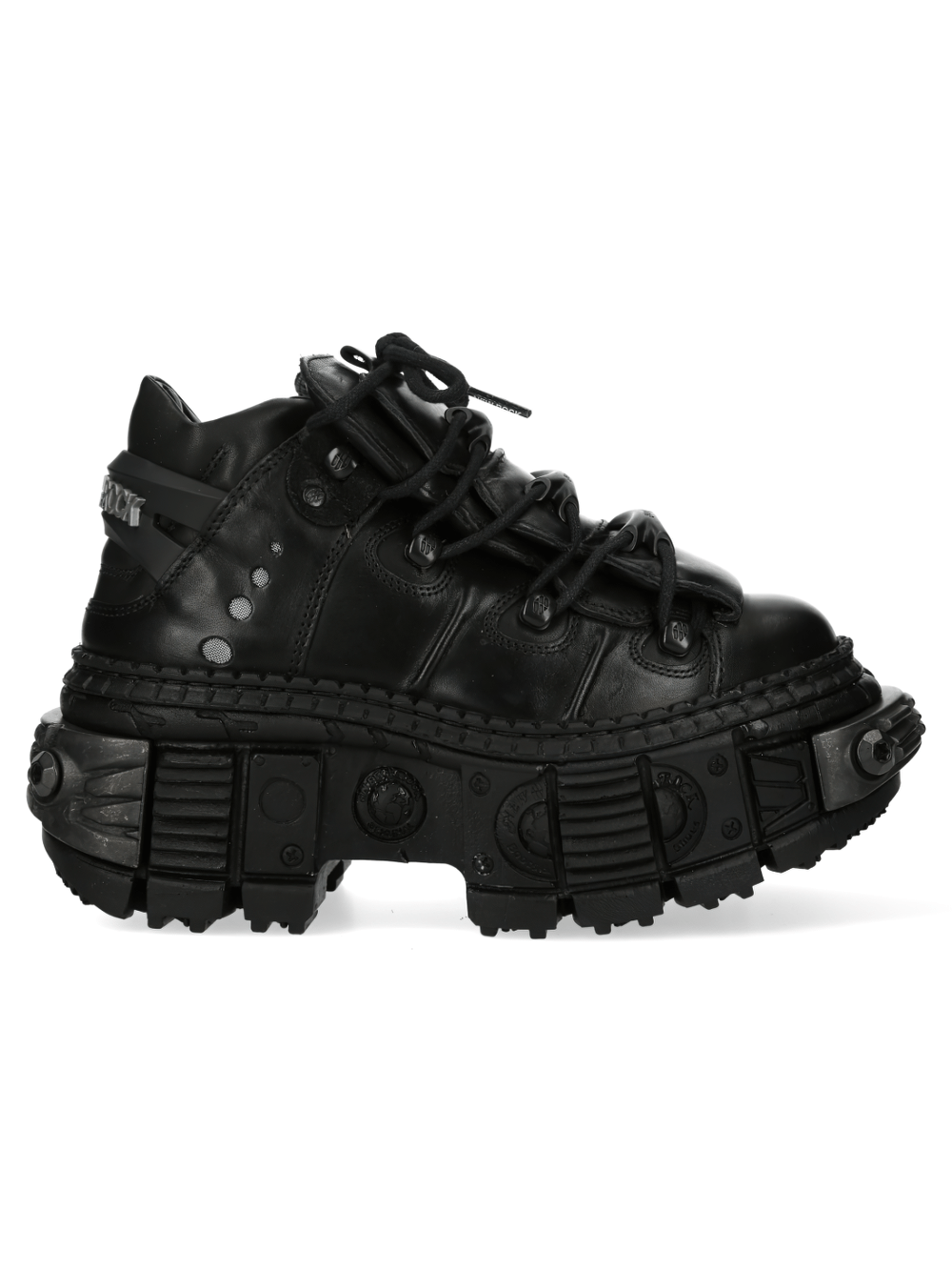 NEW ROCK Men's Gothic Platform Lace-Up Boots for Rock Fashion