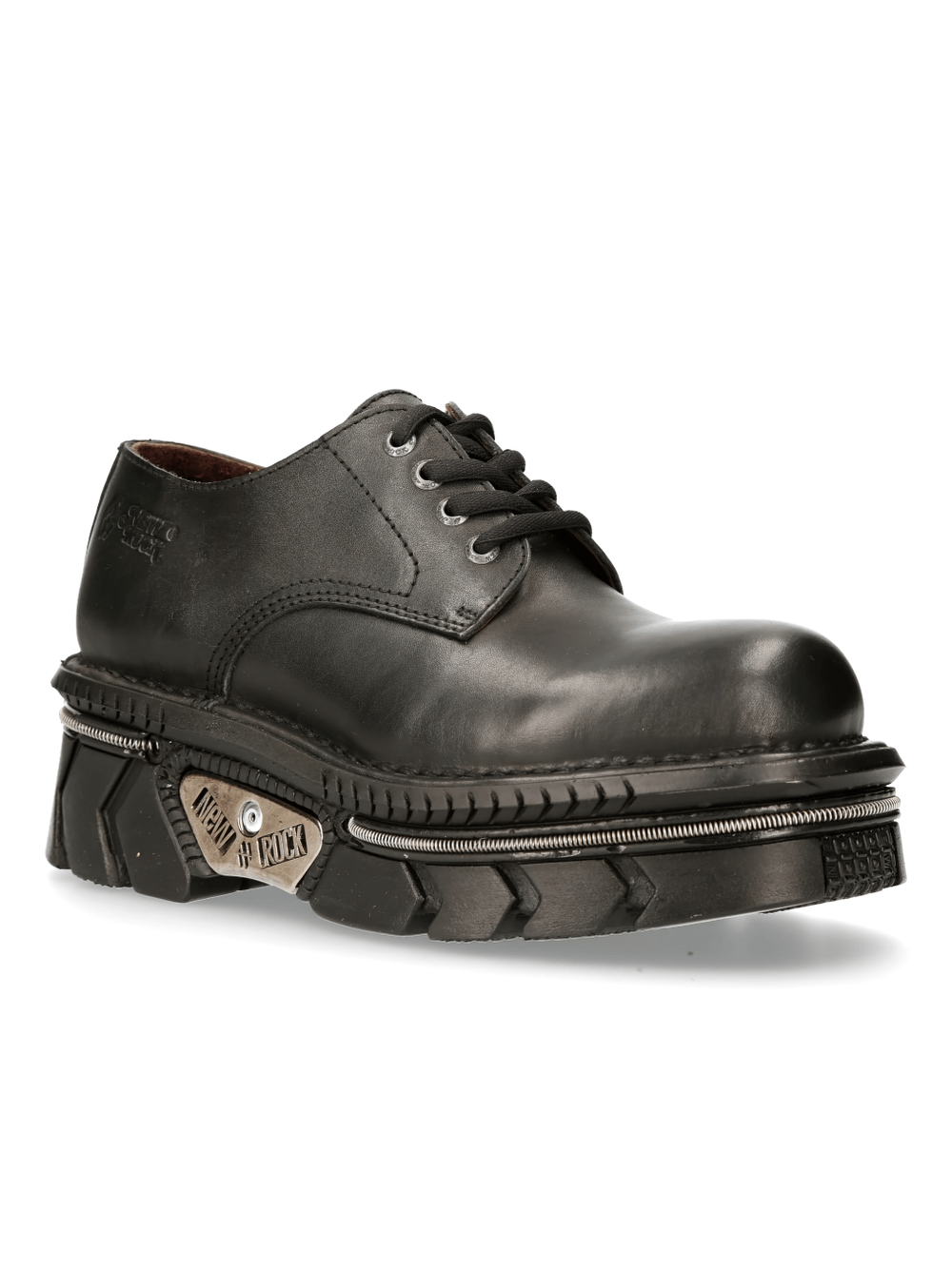 NEW ROCK Men's Gothic Platform Shoes with Lace-Up Design