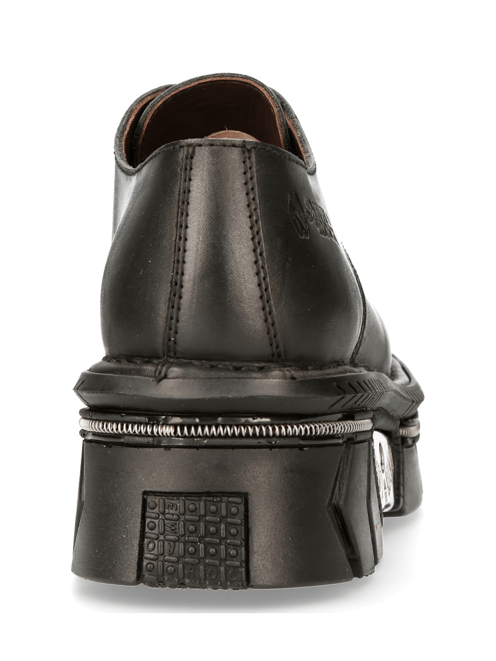 NEW ROCK Men's Gothic Platform Shoes with Lace-Up Design