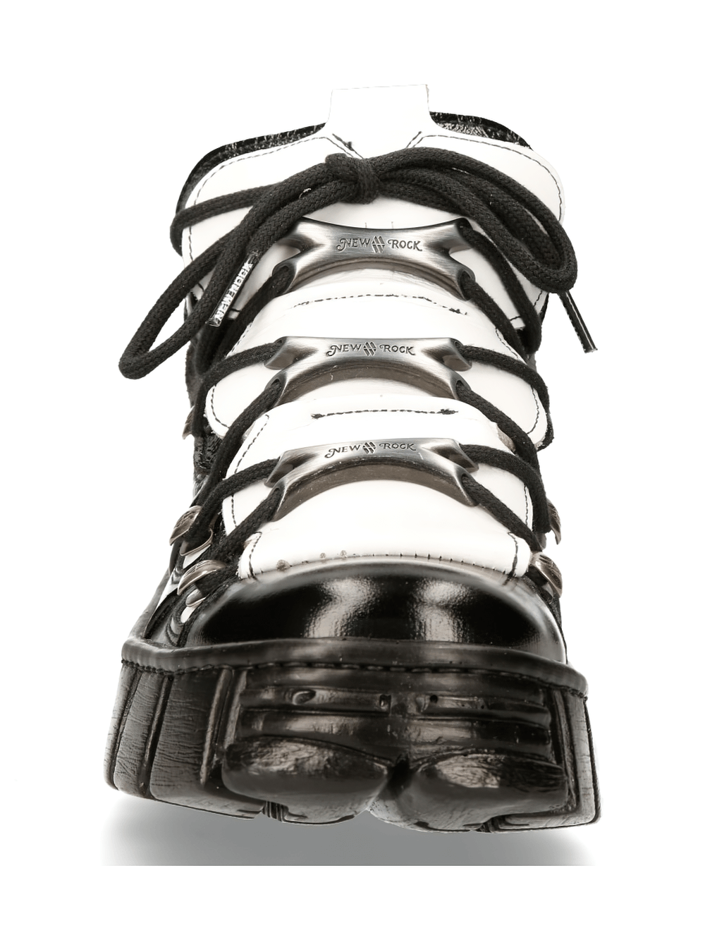 US SALE of NEW ROCK Heavy Rock Platform Sneakers with Lace-Up Design