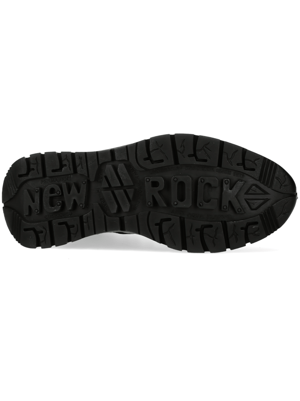 NEW ROCK Men's Ankle Boots with Reptile Texture Soles