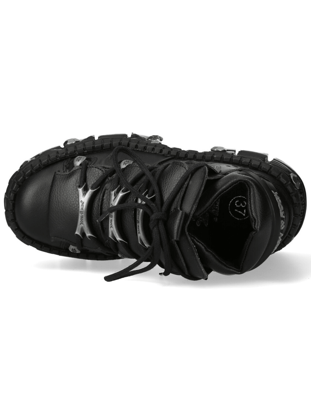 NEW ROCK Men's Goth Platform Shoes with Extreme Sole Profile