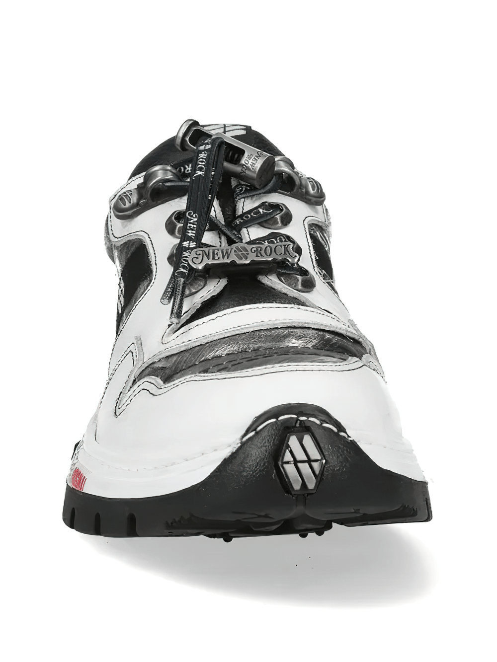 NEW ROCK Women's Metallic Rock Low-Top Platform Shoes