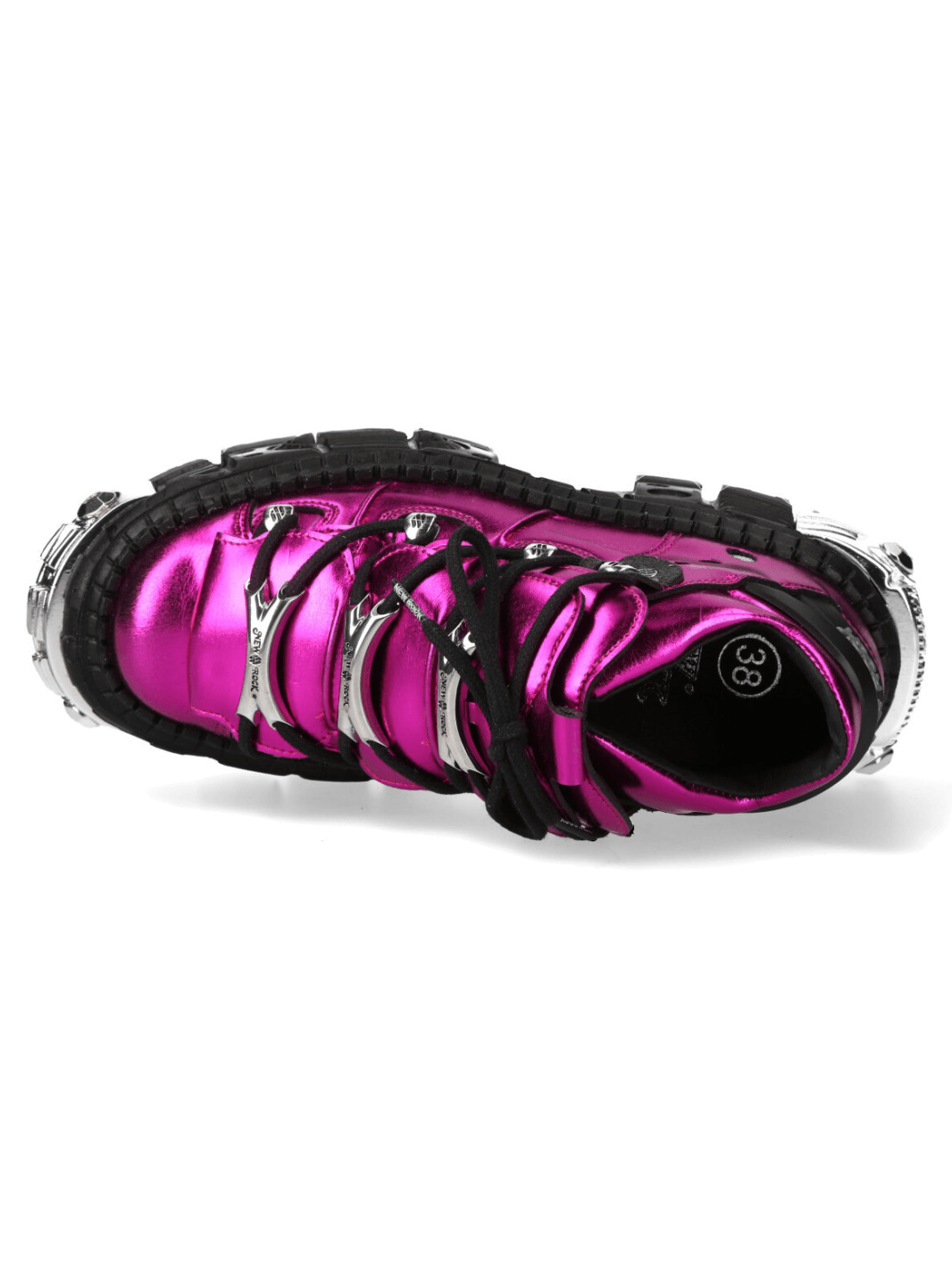 NEW ROCK Men's Gothic Shoes with Mechanical Hardware