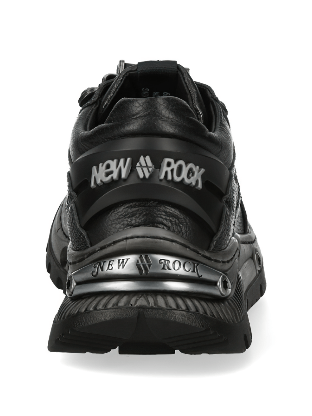 NEW ROCK Men's Low-Top Shoes with Reptile Textured Panels