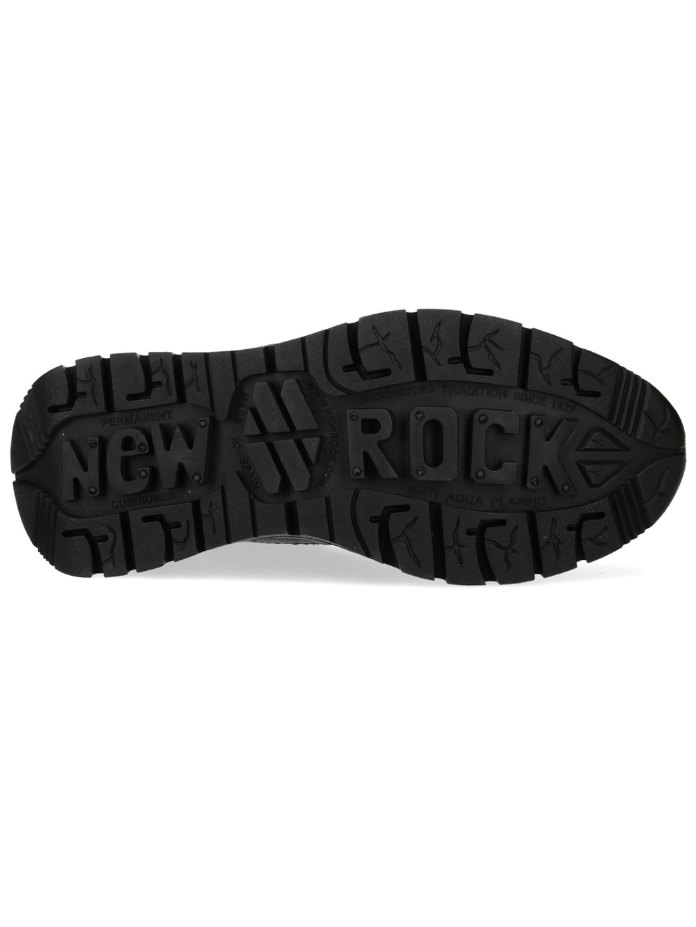 NEW ROCK Men's Low-Top Shoes with Reptile Textured Panels