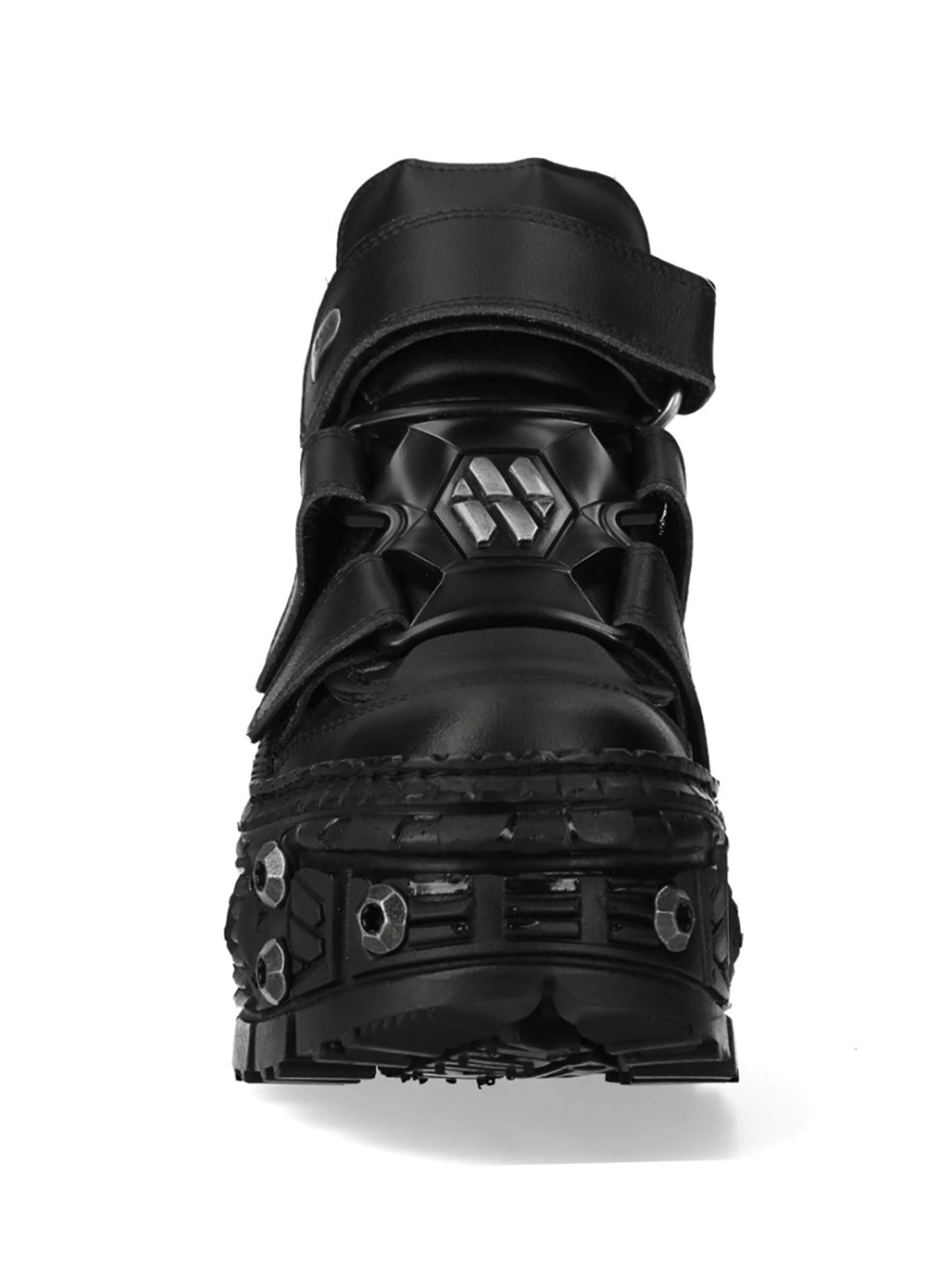 NEW ROCK Men's Platform Shoes with Velcro and Armored Sole