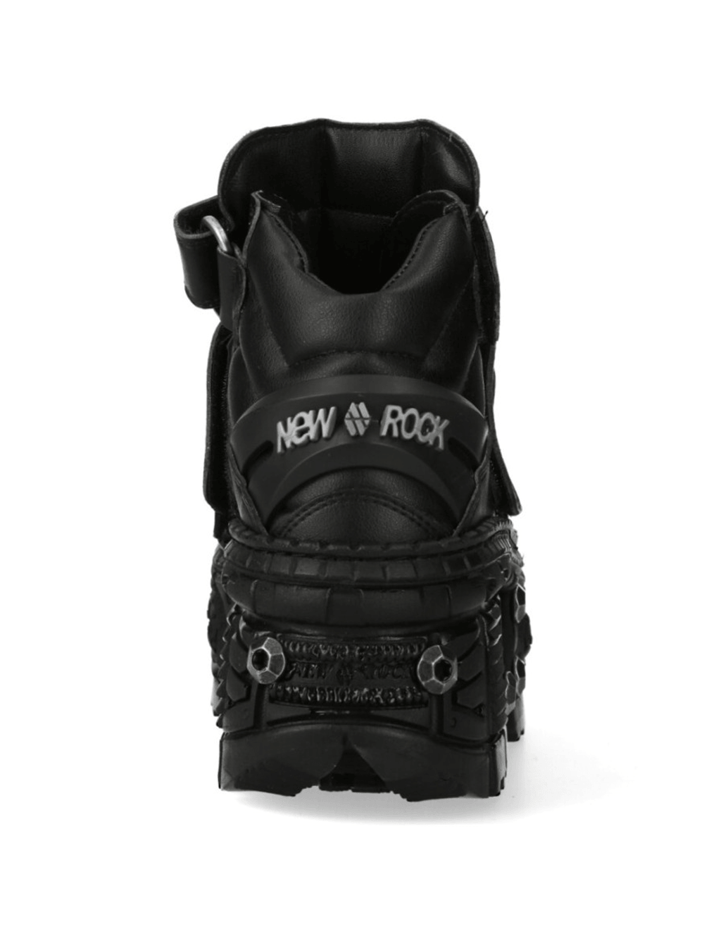 NEW ROCK Men's Platform Shoes with Velcro and Armored Sole