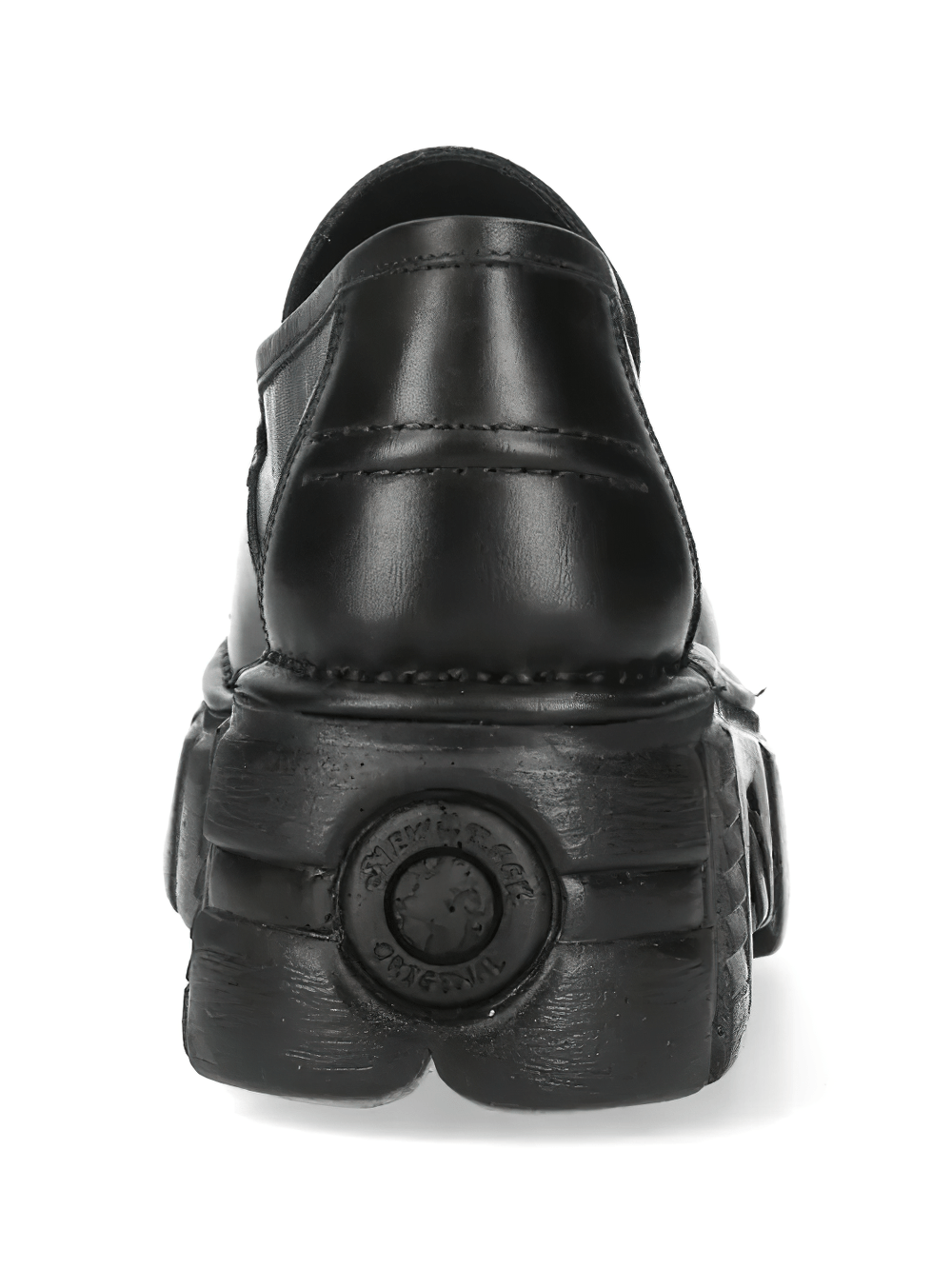 NEW ROCK Men's Platform Slip On Loafers with Chunky Sole