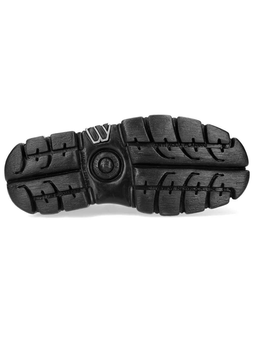 NEW ROCK Men's Spiderweb Buckle Platform Shoes
