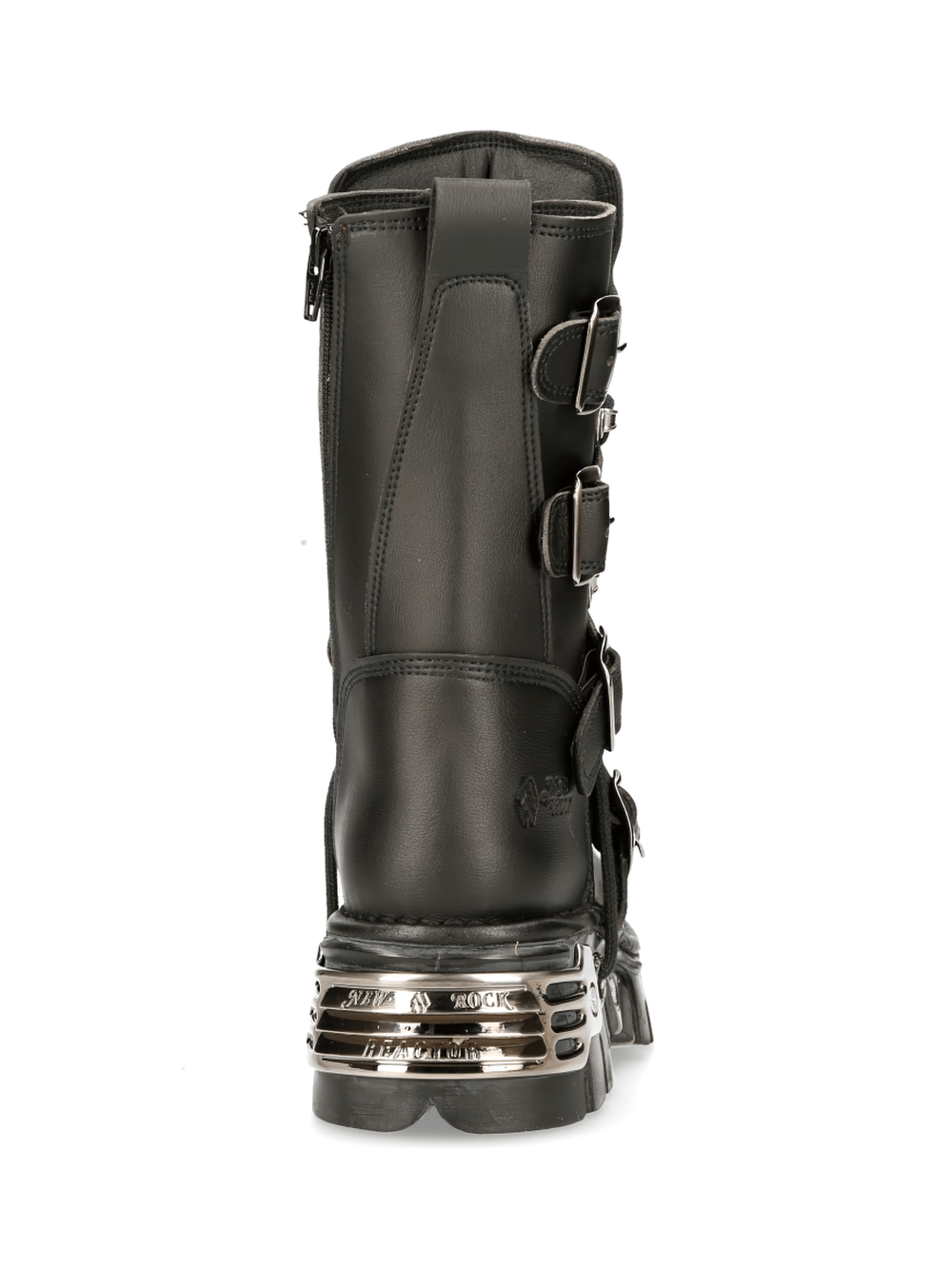 NEW ROCK Men's Metallic Accented Urban Lace-Up Boots
