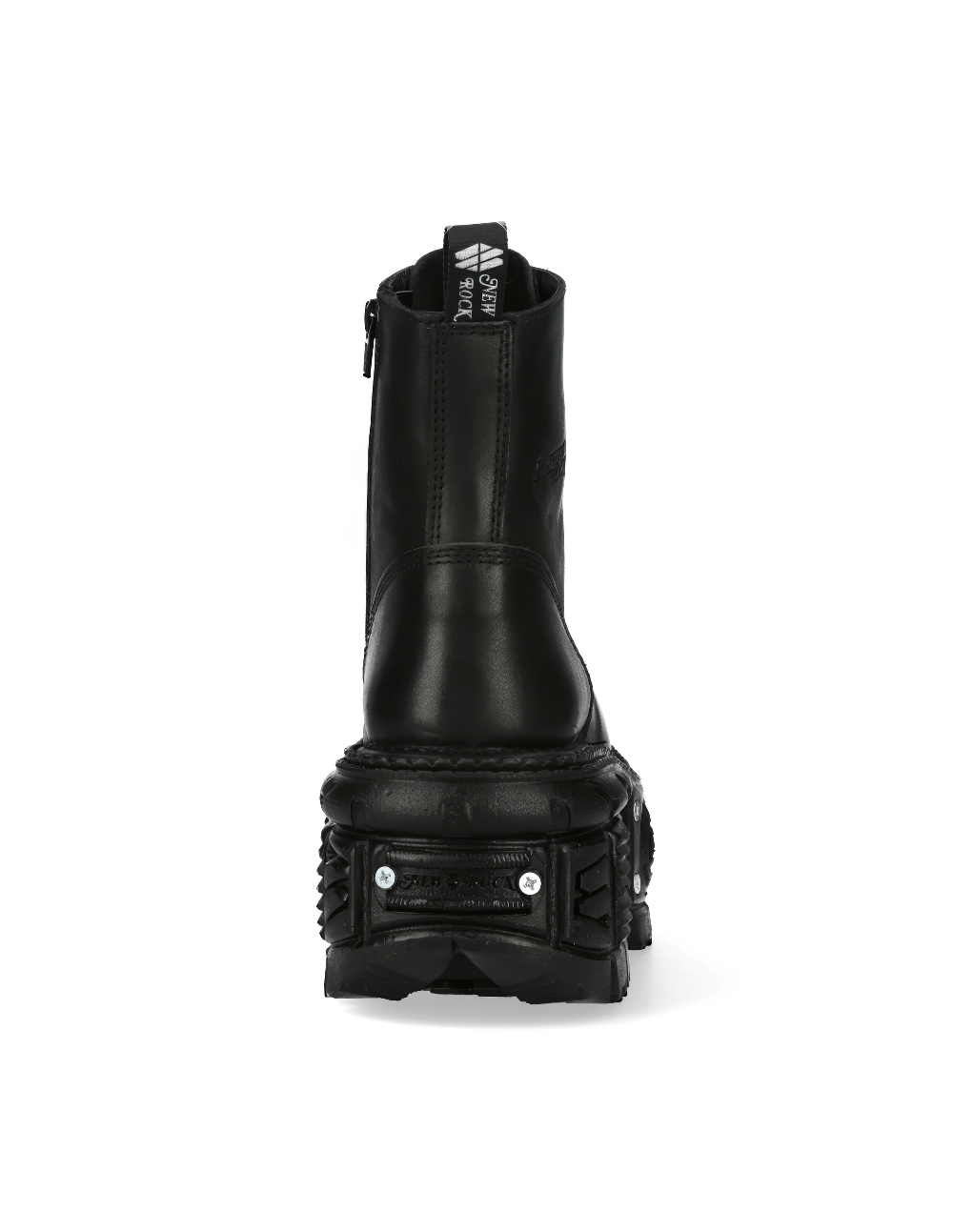 NEW ROCK Men's Rugged Punk Style Ankle Boot with Stud Details