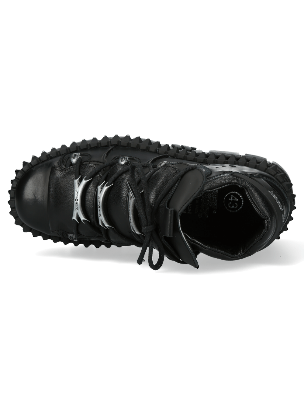 NEW ROCK Men's Urban Heavy Platform Boots with Metallic Details
