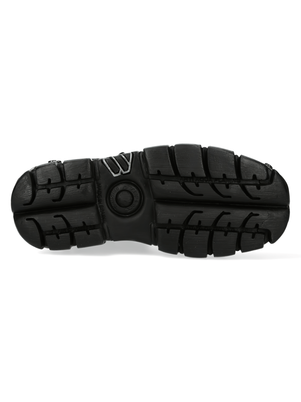 NEW ROCK Men's Urban Heavy Rock Boots with Metallic Accents