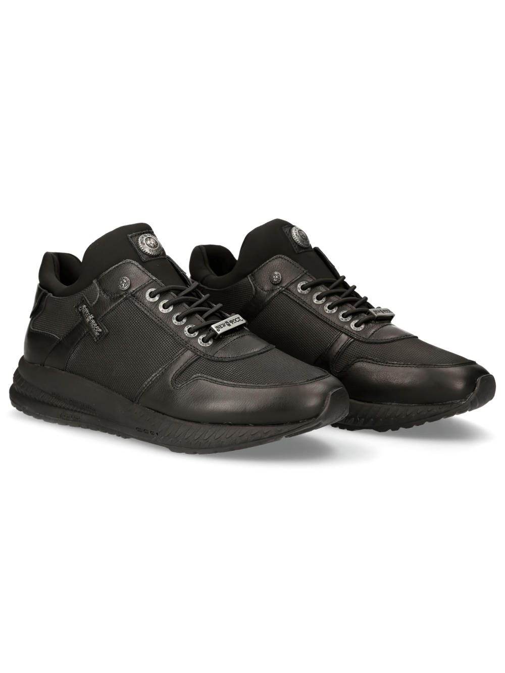 NEW ROCK Men's Urban Lace-Up Genuine Leather Sports Shoes
