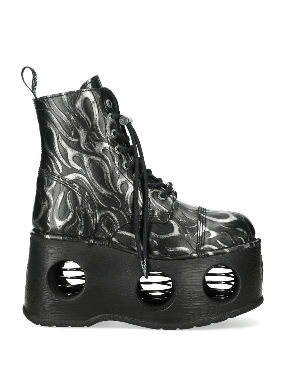 NEW ROCK Women's Flame Boots with Hollow Platform Soles