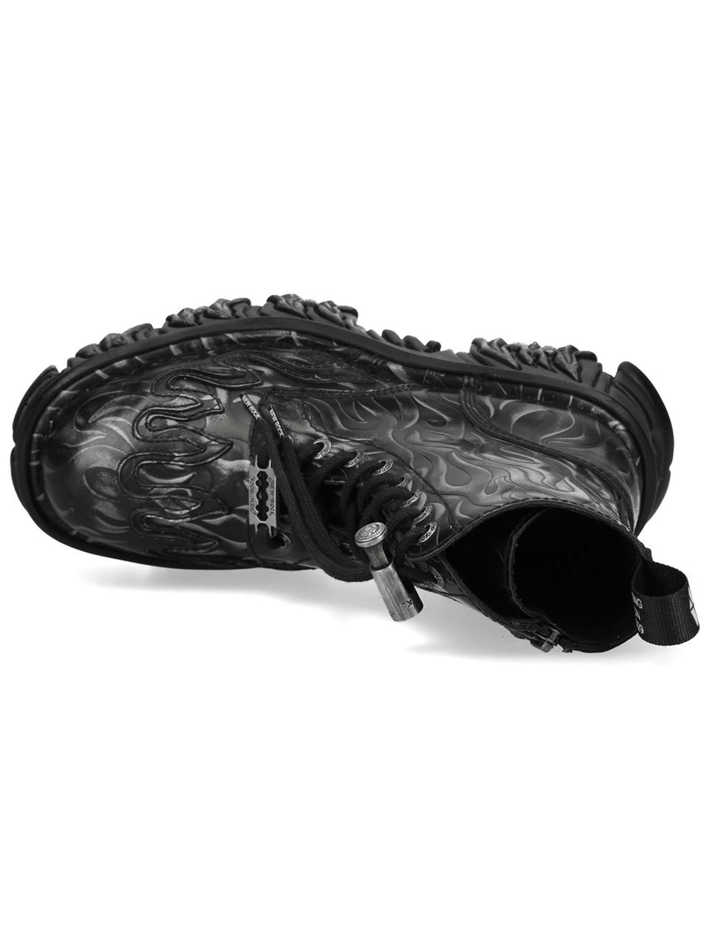 NEW ROCK Women's Flame Gothic Boots with Sculpted Sole