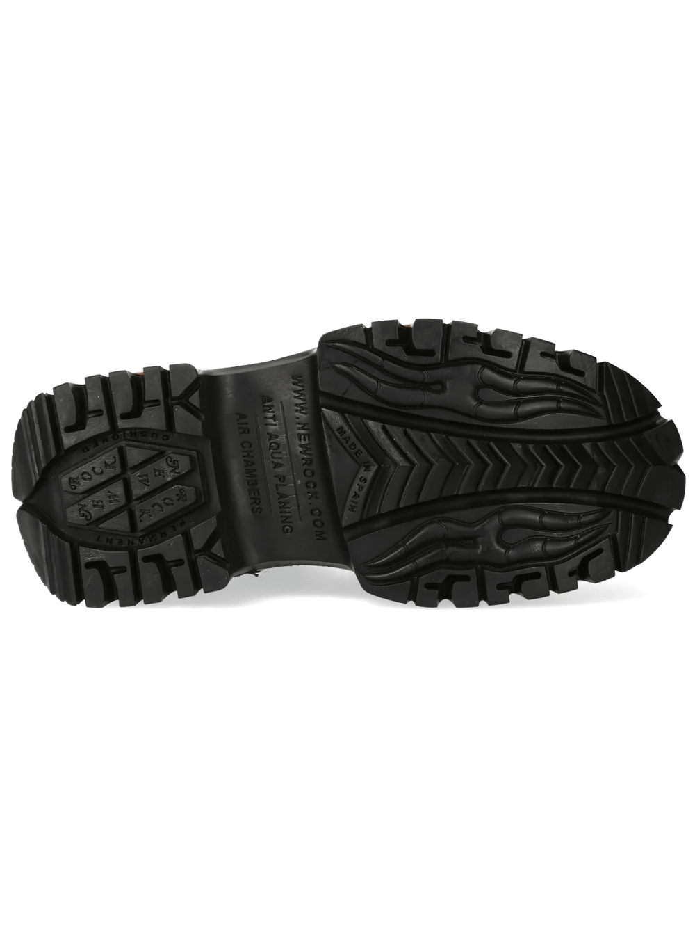 NEW ROCK Women's Flame Platform Shoes with Buckle Straps