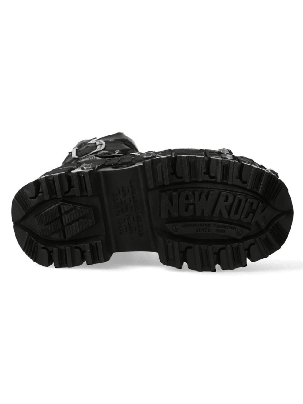 NEW ROCK Women's Goth Boots with Buckles and Metal Details