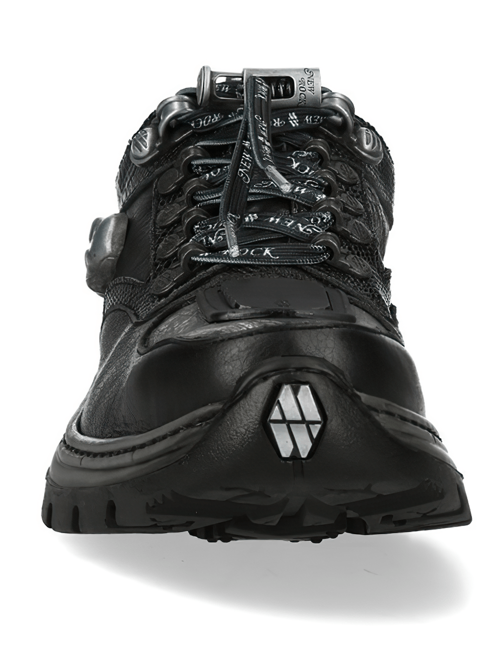 NEW ROCK Women's Gothic Low-Top Shoes with Skull Accent