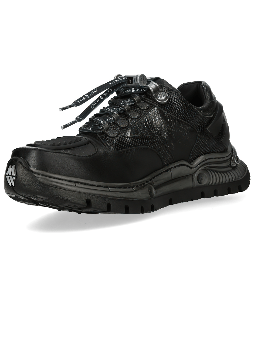NEW ROCK Women's Gothic Low-Top Shoes with Skull Accent