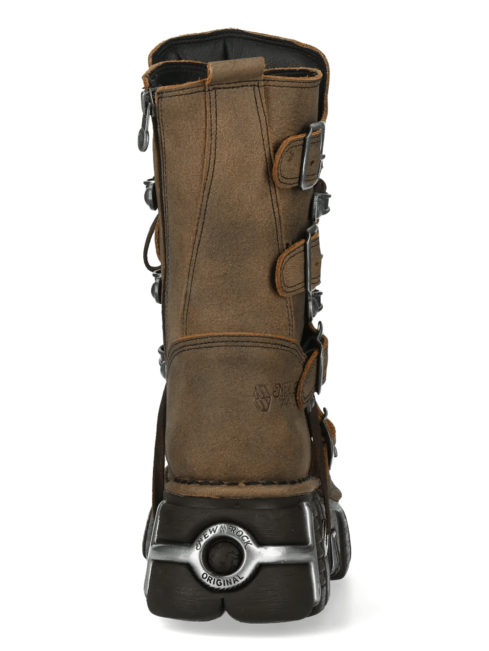 NEW ROCK Women's Gothic Platform Boots with Buckle Straps