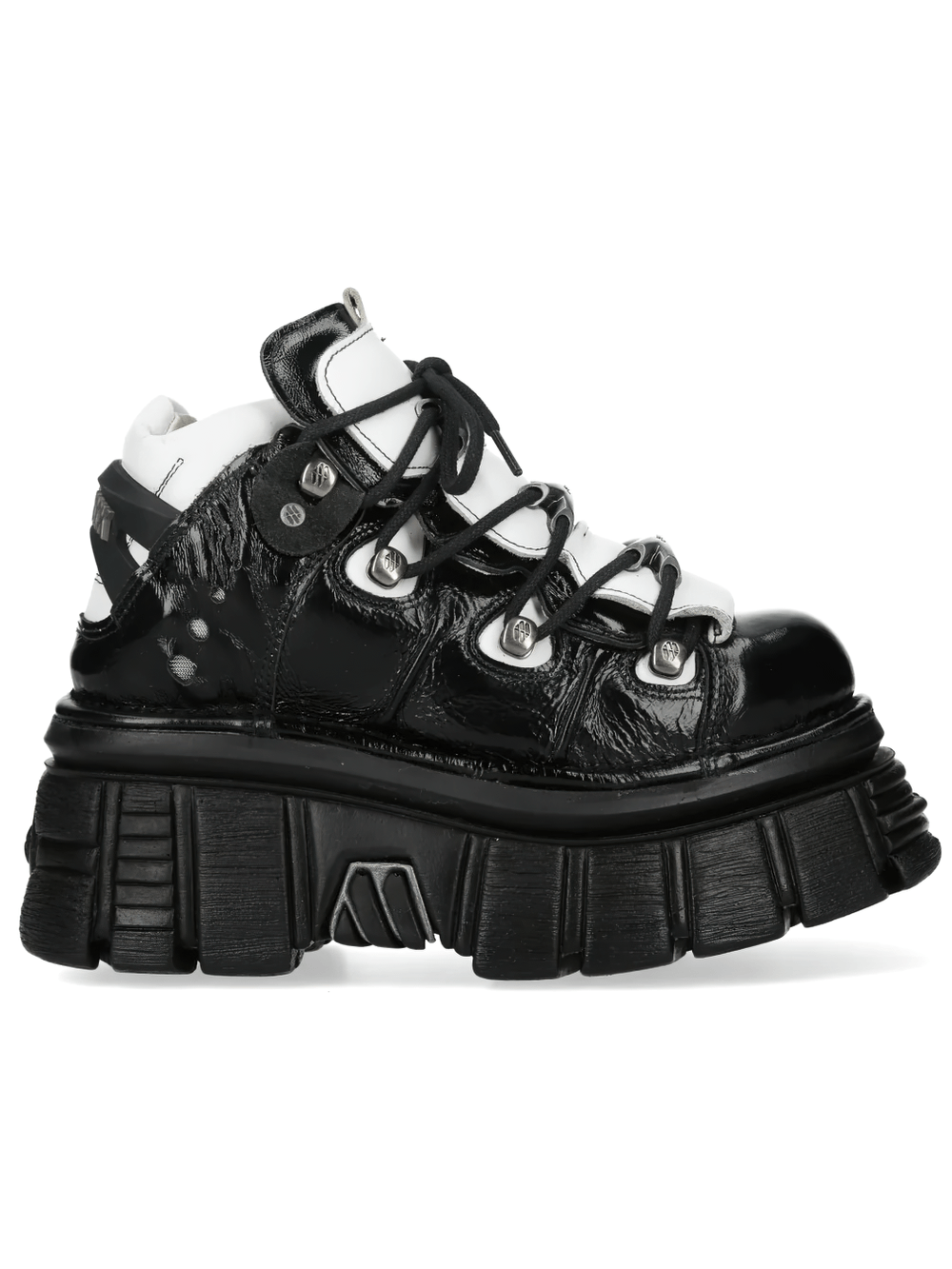 NEW ROCK Women's Gothic Platform Boots with Metal Plates