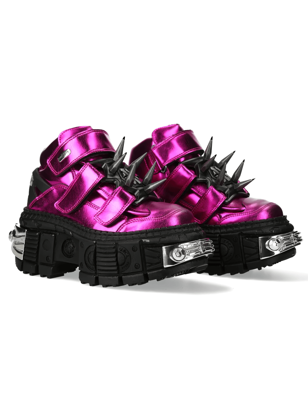 NEW ROCK Women's Gothic Platform Shoes with Bold Spikes