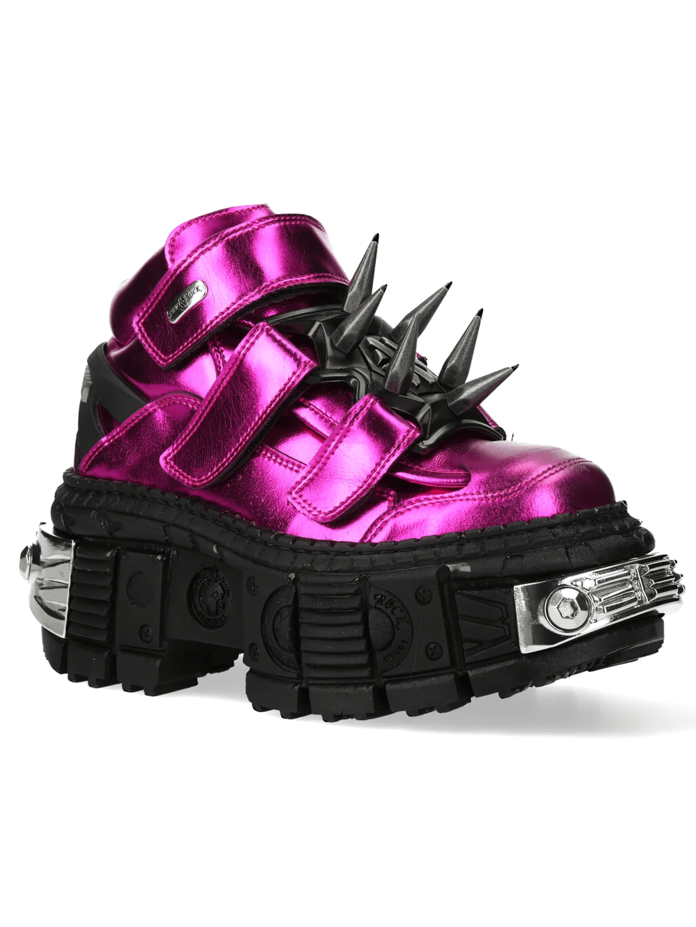 NEW ROCK Women's Gothic Platform Shoes with Bold Spikes