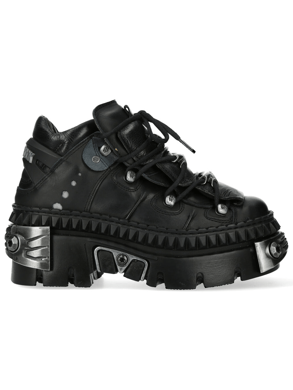 NEW ROCK Women's Platform Shoes with Industrial Metalwork