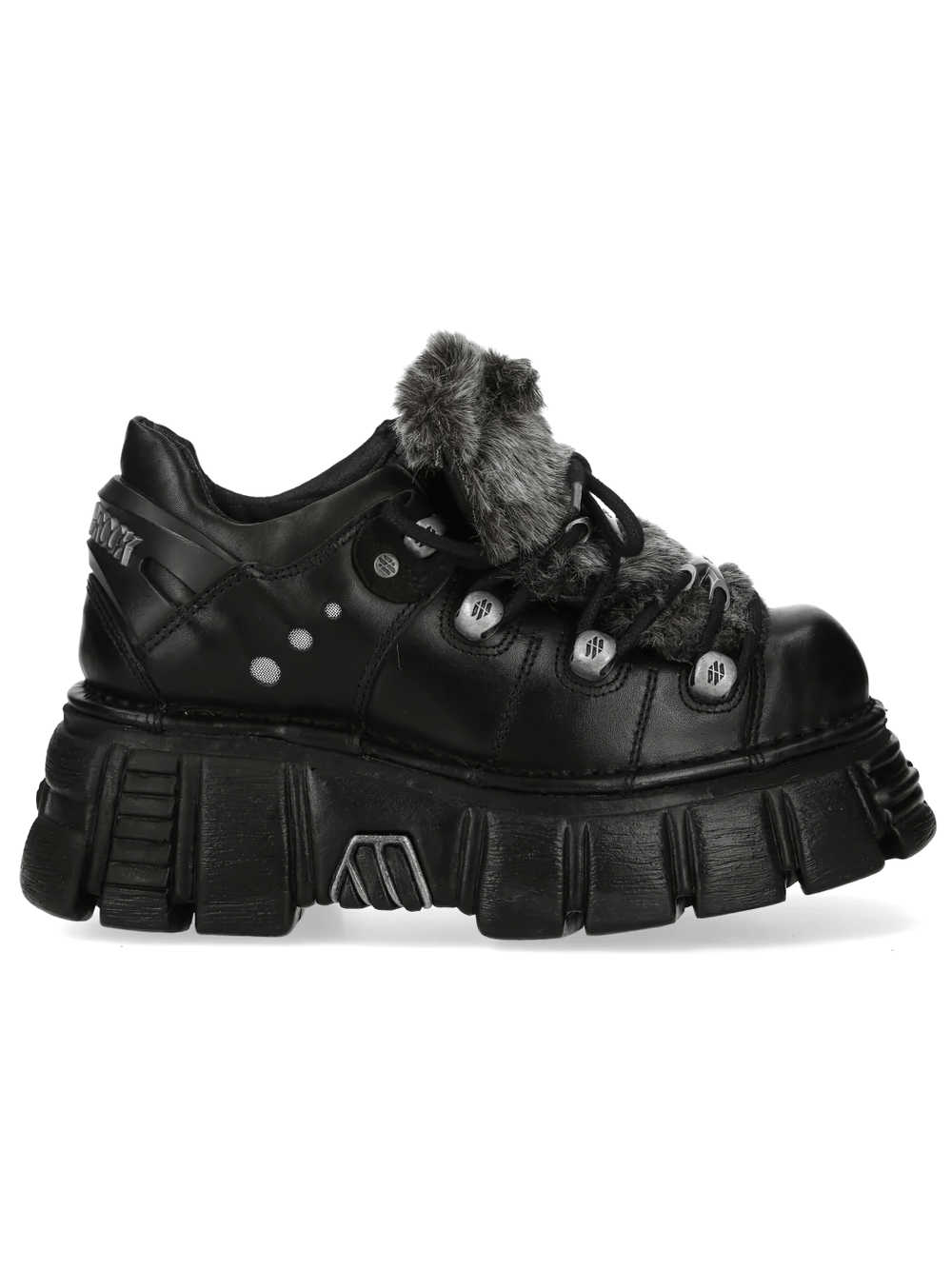 NEW ROCK Women's Platform Shoes with Industrial Sole Design