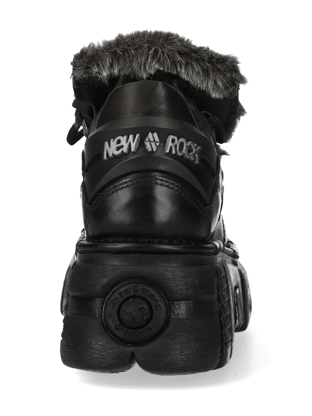 NEW ROCK Women's Platform Shoes with Industrial Sole Design