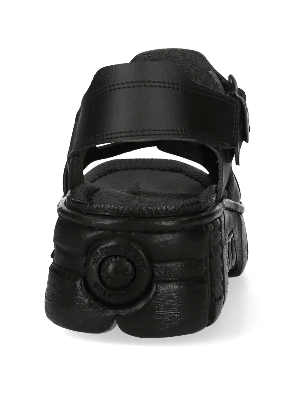 NEW ROCK Women's Punk Platform Sandals with Buckles