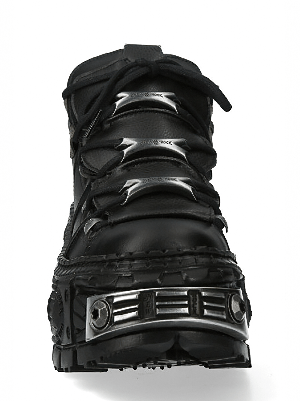 NEW ROCK Women's Shoes with Lace-Up Front and Armored Sole
