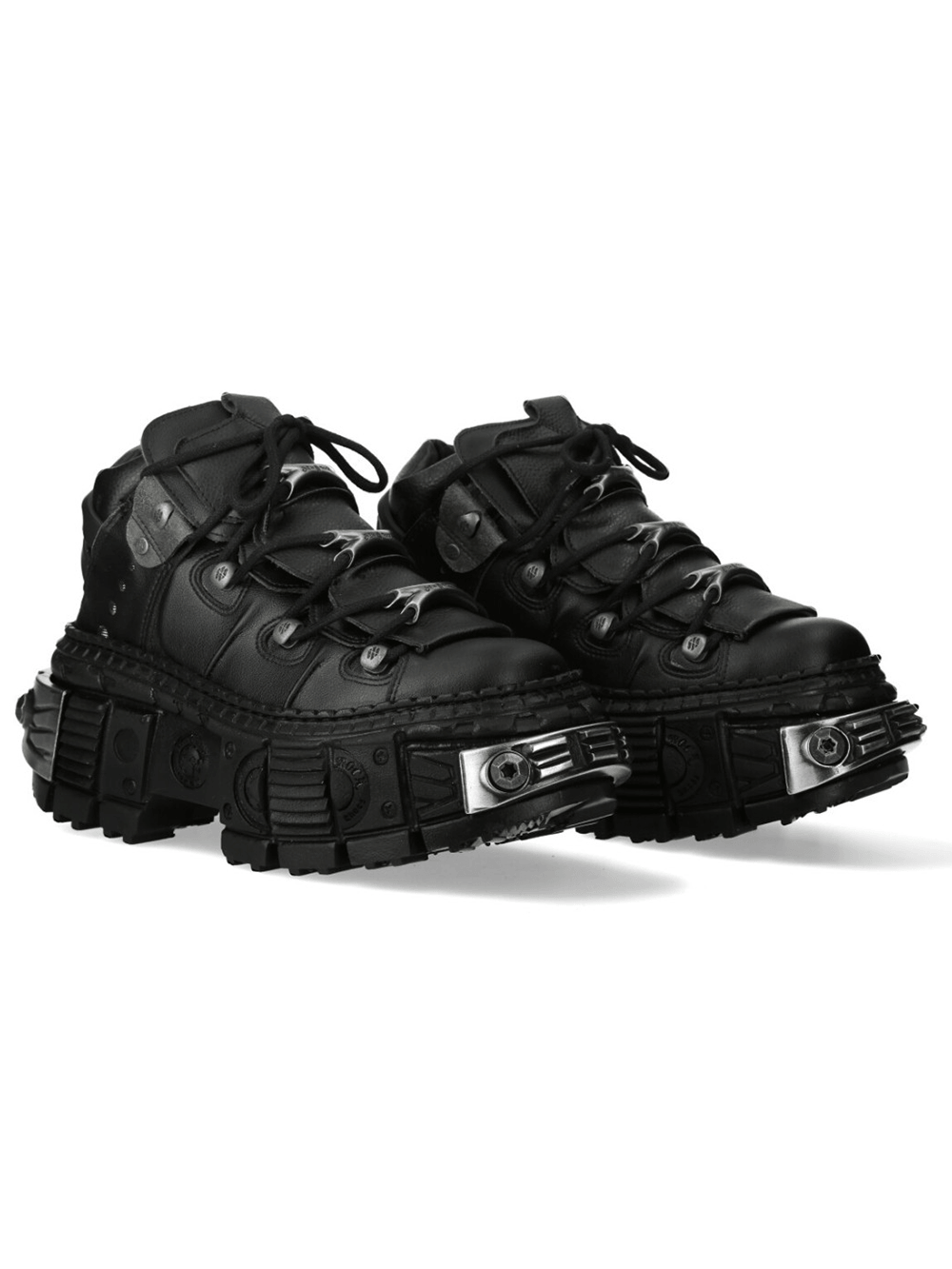 NEW ROCK Women's Shoes with Lace-Up Front and Armored Sole