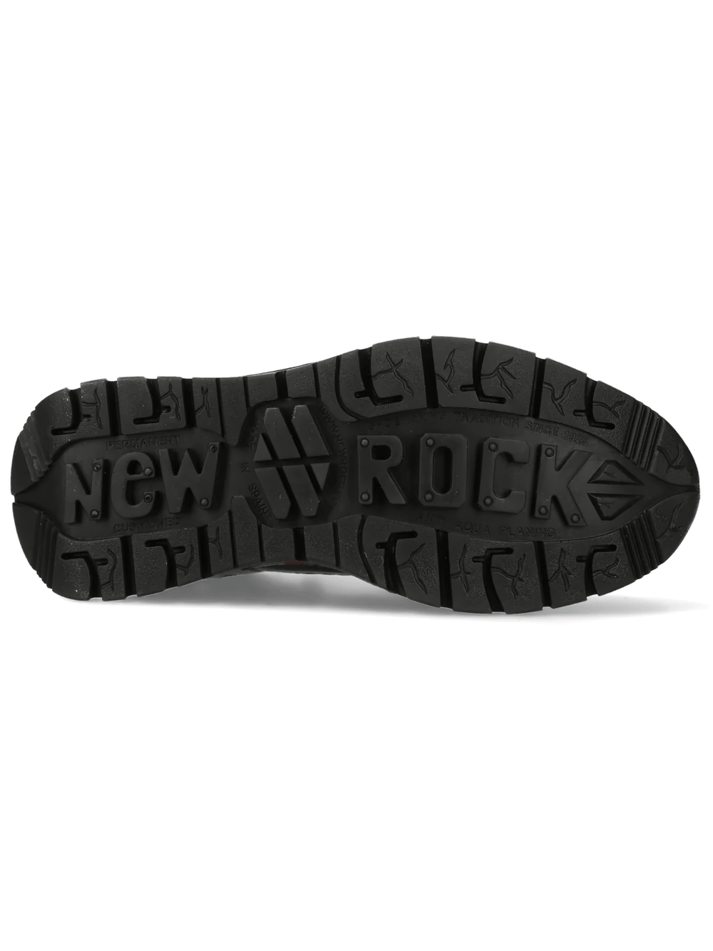 NEW ROCK Women's Shoes with Red Industrial Sole Accents