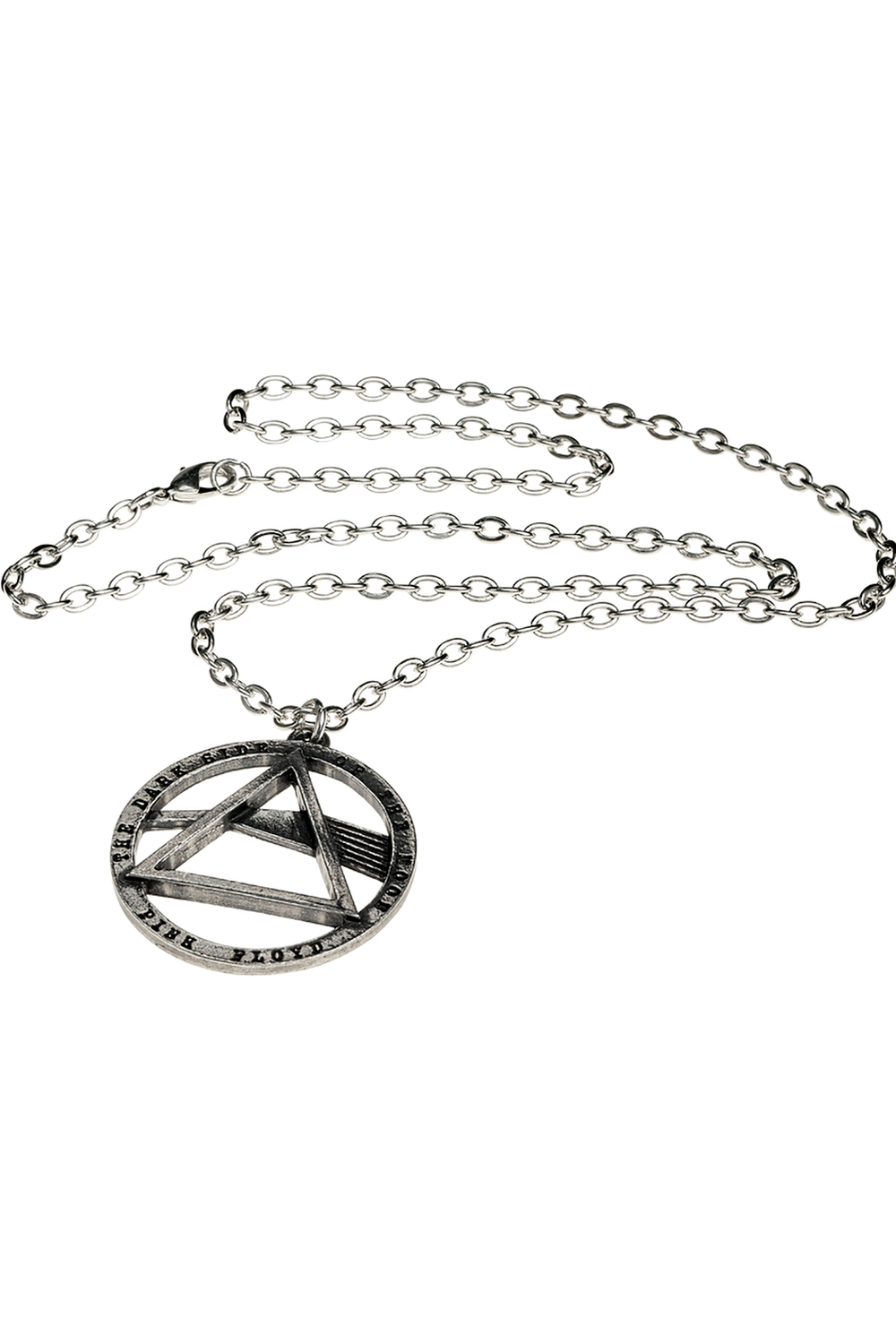 Pink Floyd "Dark Side" Moon Pewter Prism Pendant