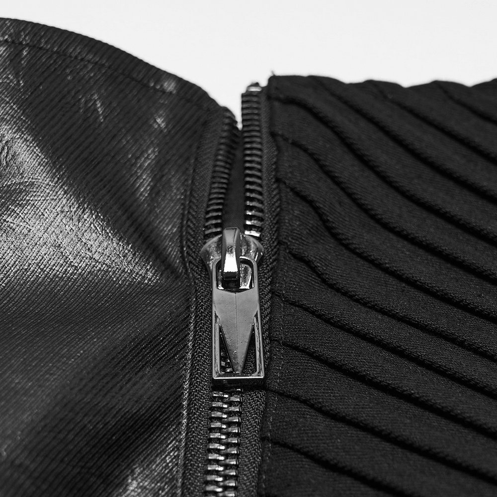Punk Techwear Corset with Buckle Hardware for Men