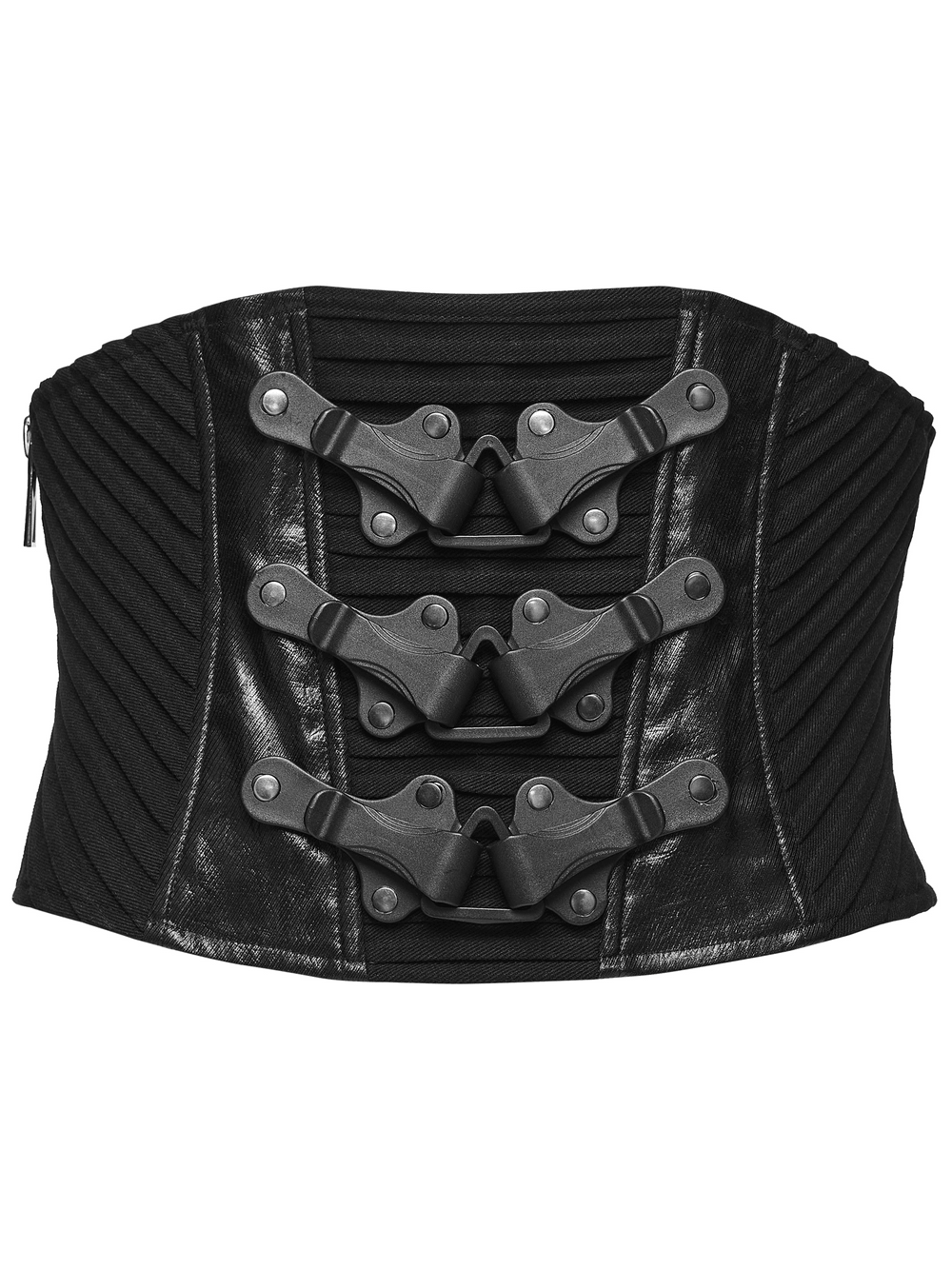 Punk Techwear Corset with Buckle Hardware for Men