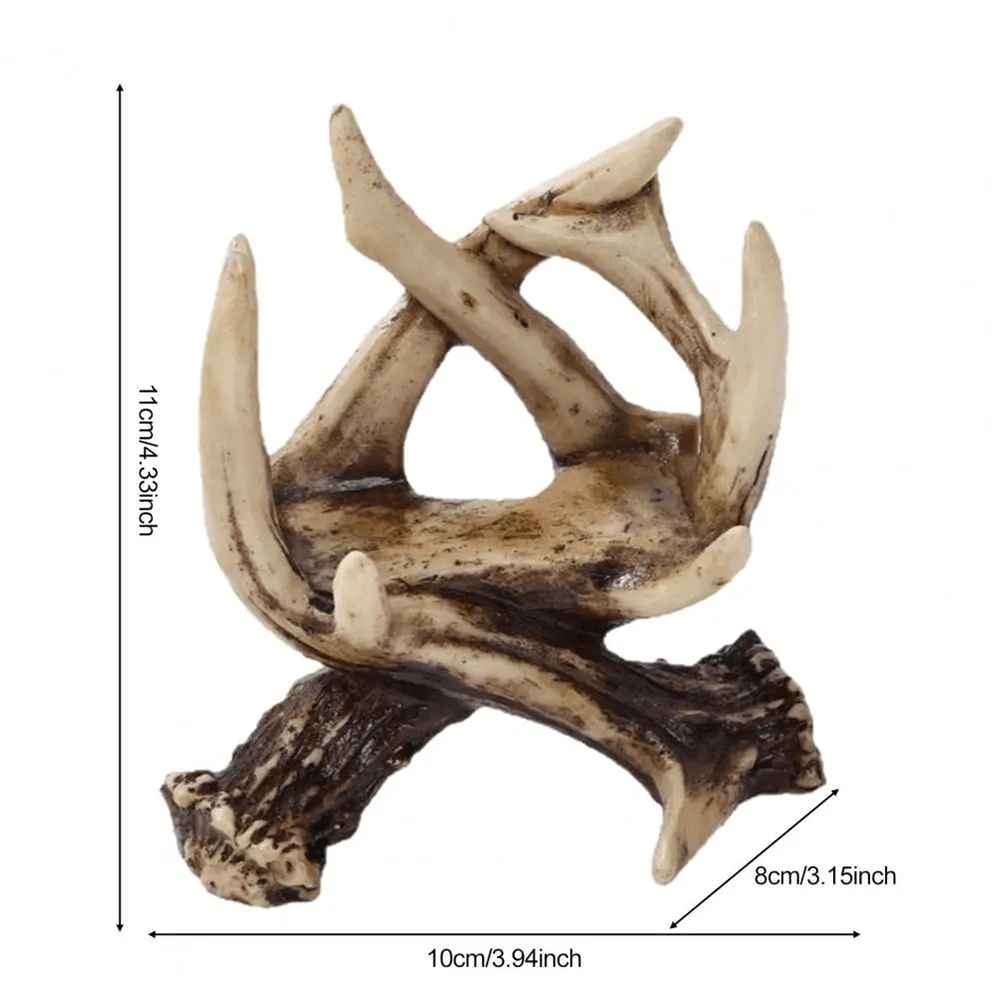 Rustic Antler Candle Holder for Gothic Home Decor