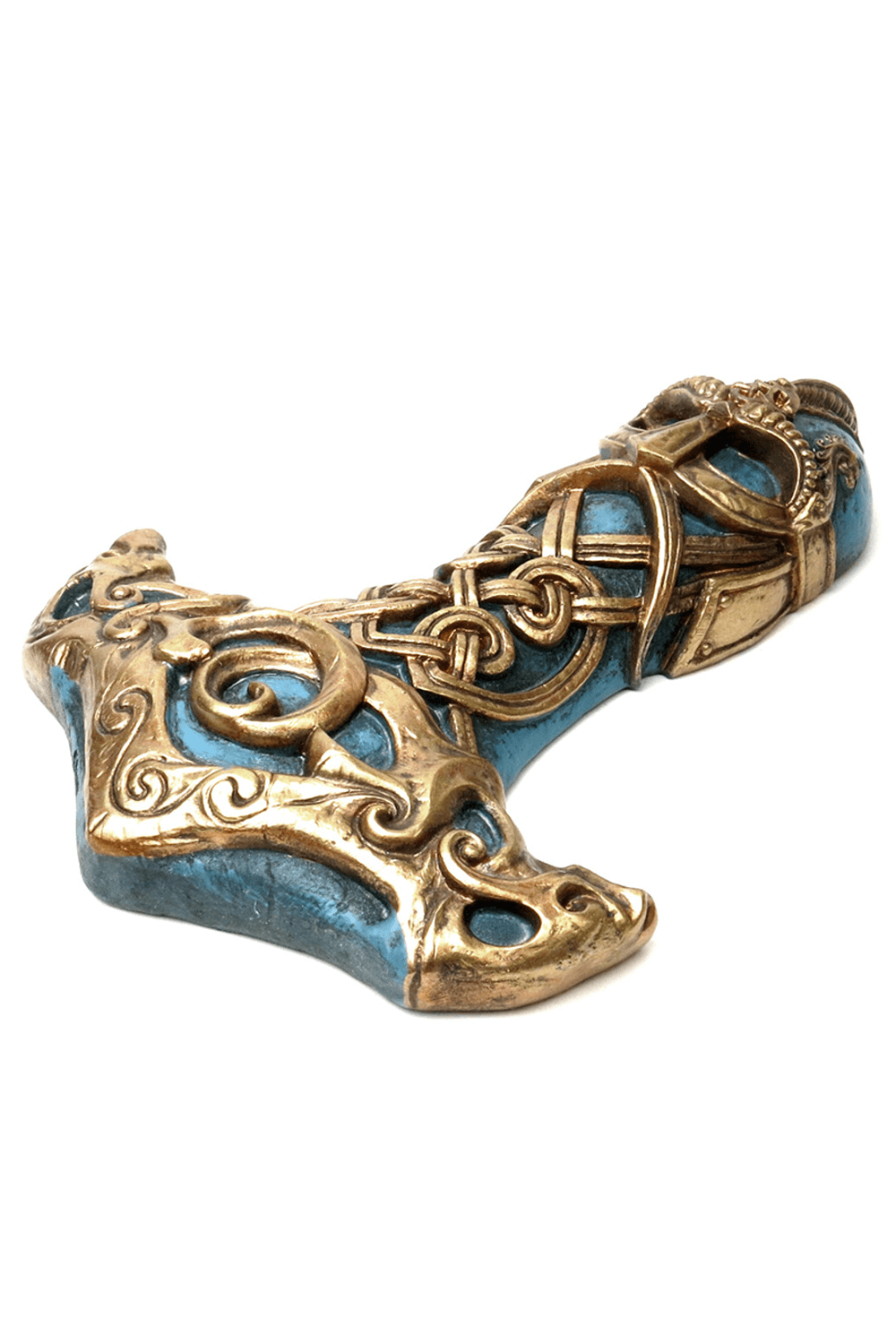 Thor's Hammer Mollnir Resin Wall Mount for Viking Decor