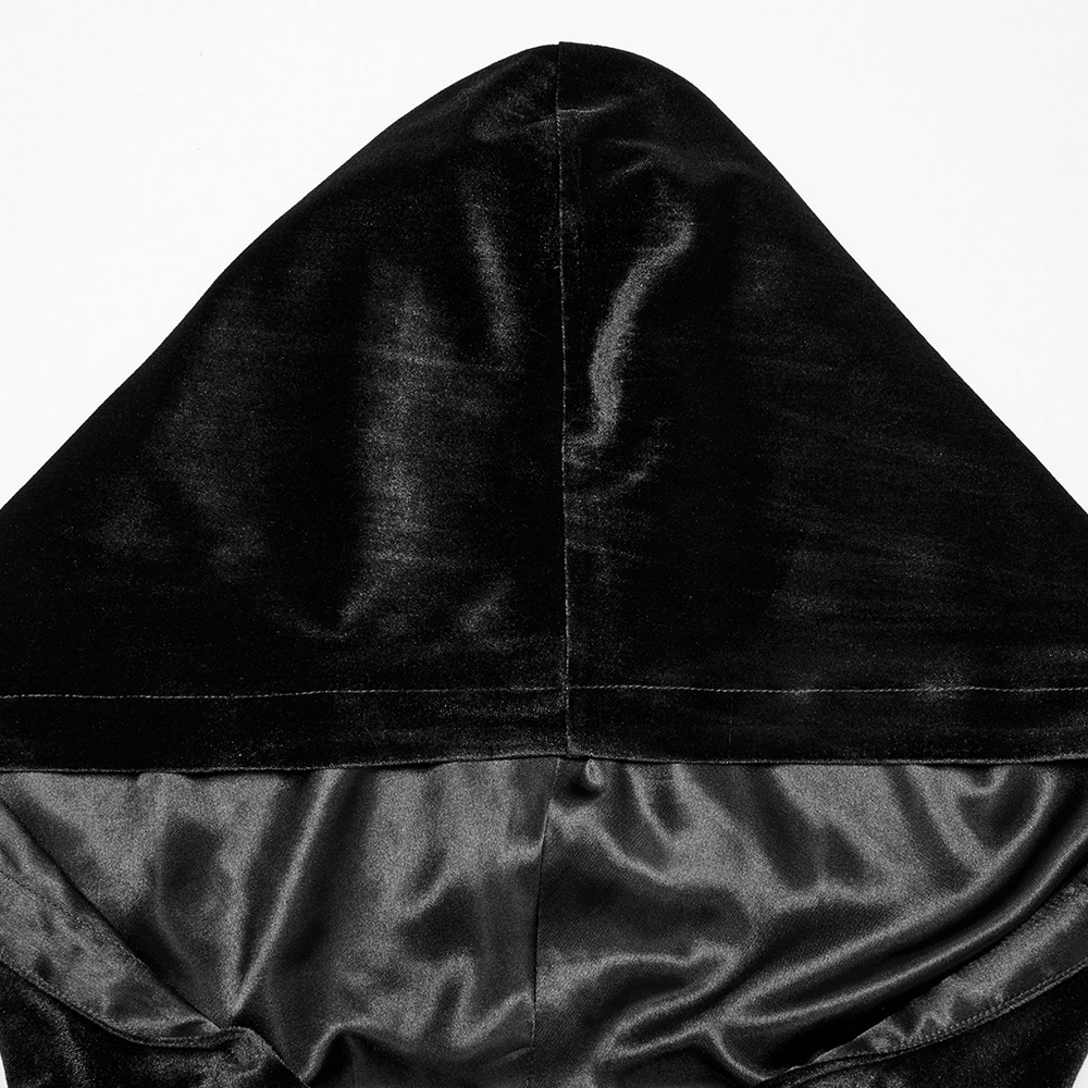 Velvet Hooded Cape for Fantasy Cosplay and Costumes