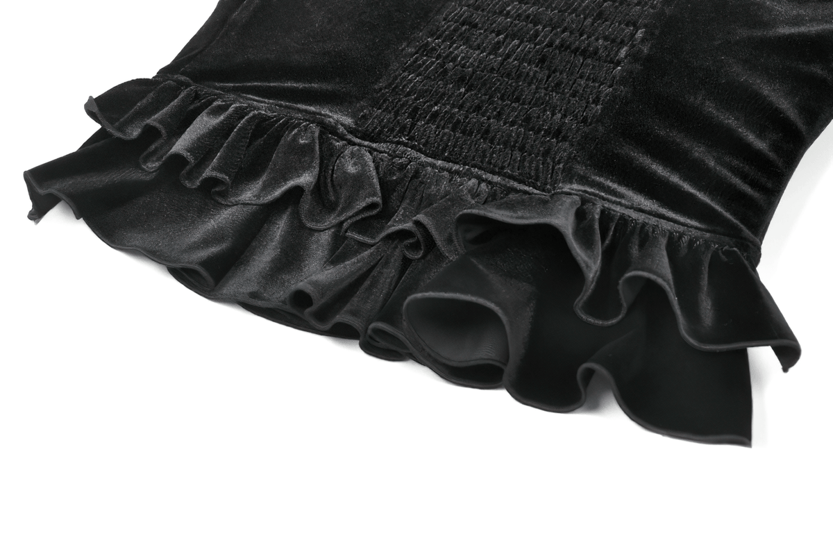 Victorian Dark Romance Spaghetti Strap Corset Top for Women