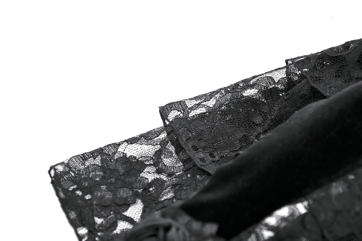 Victorian Floral Lace Arm Warmers for Alternative Styling