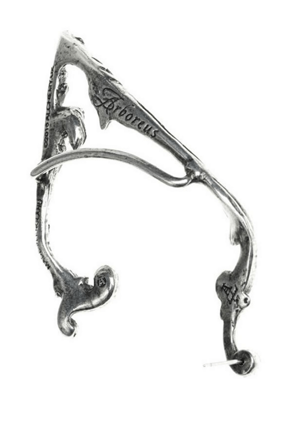 Victorian Gothic Elf Ear Wraps with Swirling Flourishes