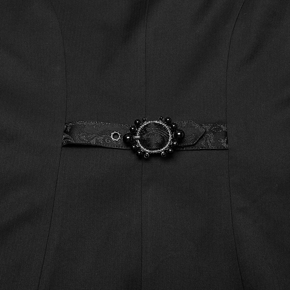Victorian Jacquard Lapel Gothic Men's Tailcoat Jacket