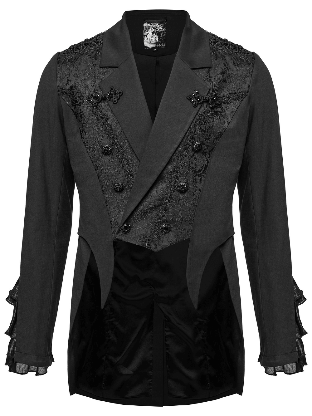 Victorian Jacquard Lapel Gothic Men's Tailcoat Jacket